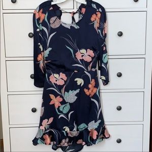 Backless floral Lulu dress